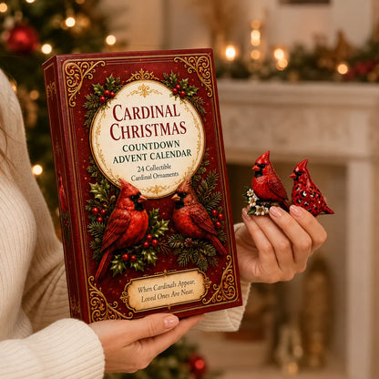 High-quality model✨Cardinal Christmas 24-Day Countdown Calendar – Limited Anniversary Edition