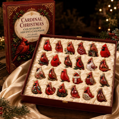 High-quality model✨Cardinal Christmas 24-Day Countdown Calendar – Limited Anniversary Edition