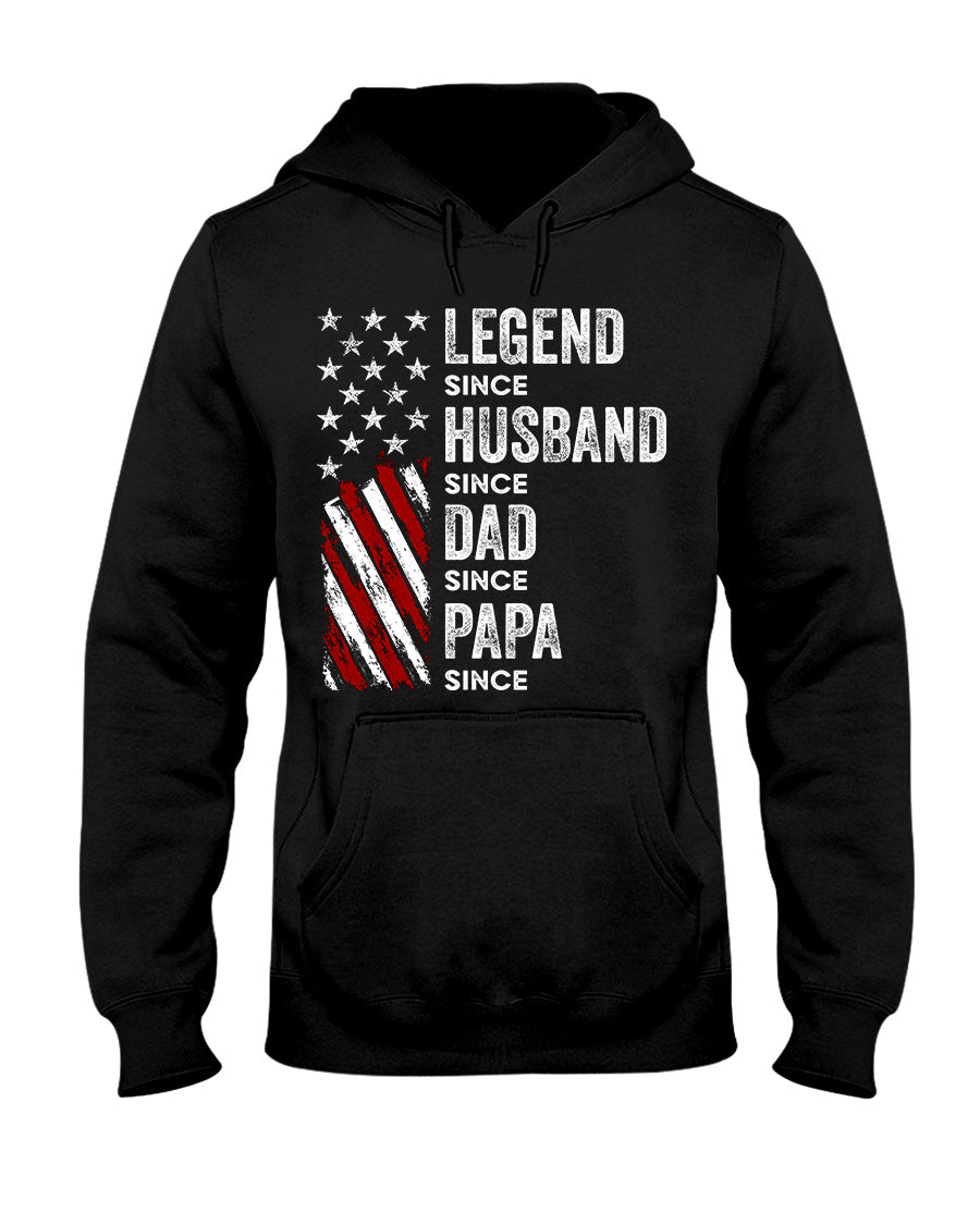Father's Day Gifts, Legend, Husband, Dad And Grandpa Custom Family Name - Personalized Shirt