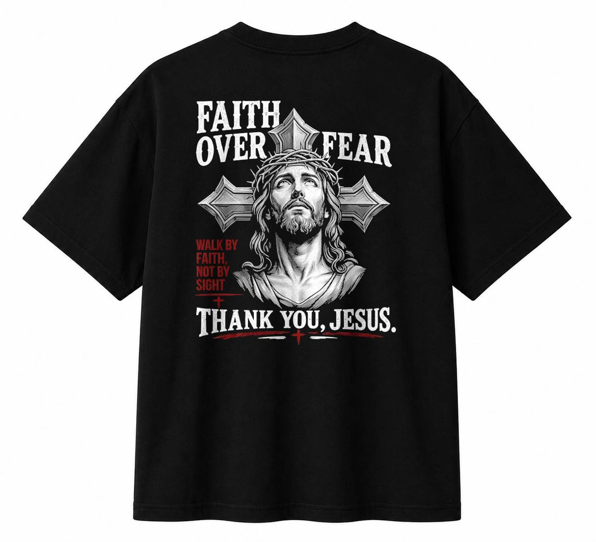 Christian Shirt - Faith Over Fear - Men/Women Shirt (1028)