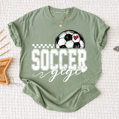 Personalized Gigi Soccer Tee, Custom Soccer Gigi For Gift Family