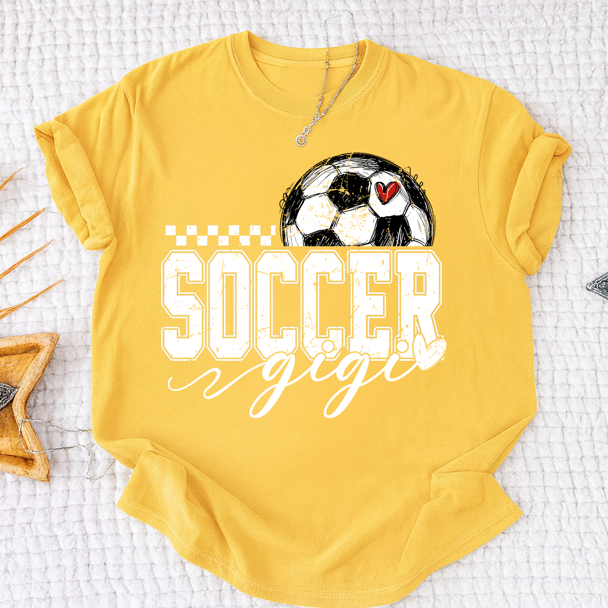 Personalized Gigi Soccer Tee, Custom Soccer Gigi For Gift Family