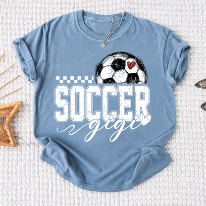 Personalized Gigi Soccer Tee, Custom Soccer Gigi For Gift Family