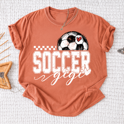 Personalized Gigi Soccer Tee, Custom Soccer Gigi For Gift Family