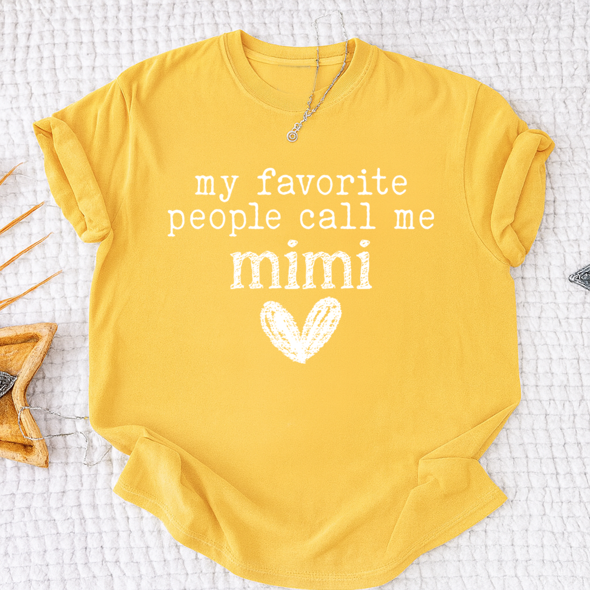 My Favorite People Call Me Mimi Shirt, Cute Mimi Grandma