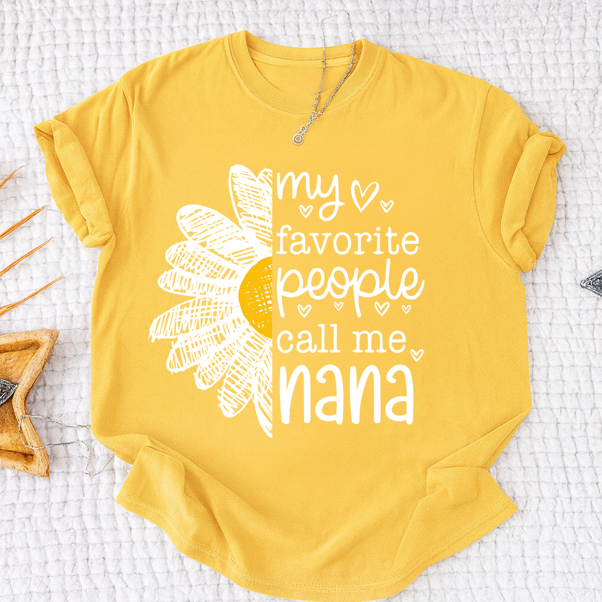 My Favorite People Call Me Nana Shirt, Personalized with Grandkid