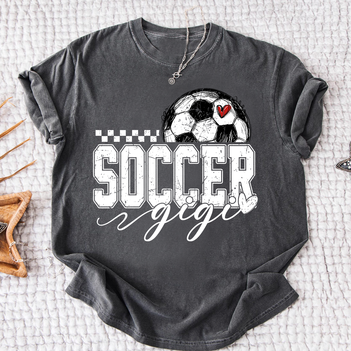 Personalized Gigi Soccer Tee, Custom Soccer Gigi For Gift Family