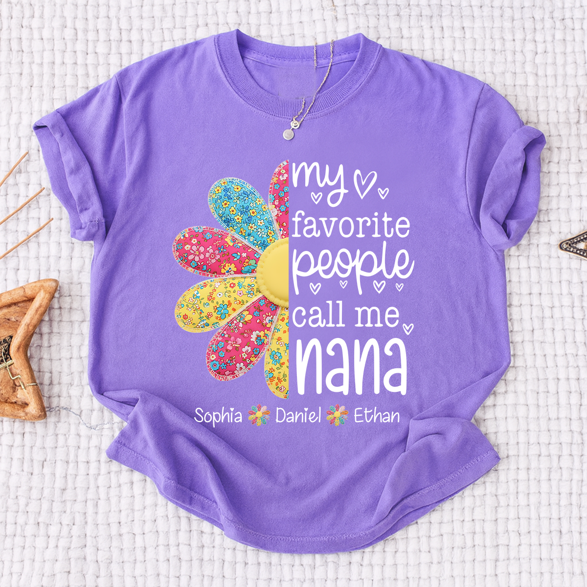 My Favorite People Call Me Nana Shirt, Personalized Nana Shirt