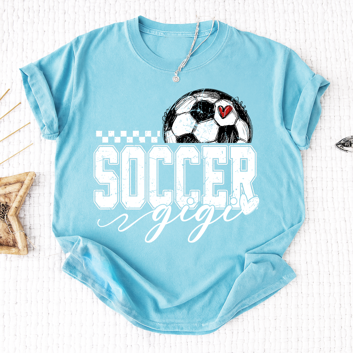 Personalized Gigi Soccer Tee, Custom Soccer Gigi For Gift Family
