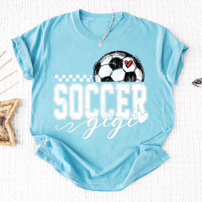 Personalized Gigi Soccer Tee, Custom Soccer Gigi For Gift Family