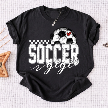 Personalized Gigi Soccer Tee, Custom Soccer Gigi For Gift Family