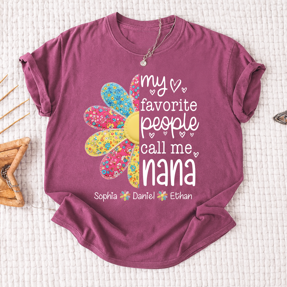 My Favorite People Call Me Nana Shirt, Personalized Nana Shirt
