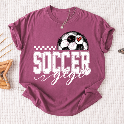 Personalized Gigi Soccer Tee, Custom Soccer Gigi For Gift Family