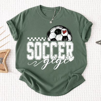Personalized Gigi Soccer Tee, Custom Soccer Gigi For Gift Family