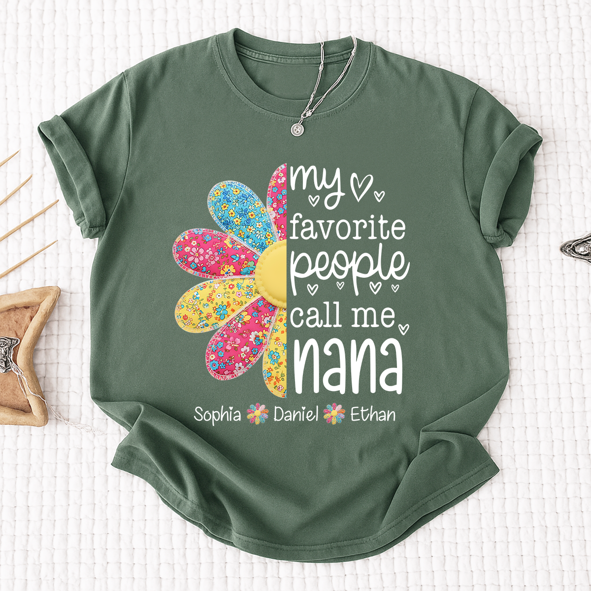 My Favorite People Call Me Nana Shirt, Personalized Nana Shirt